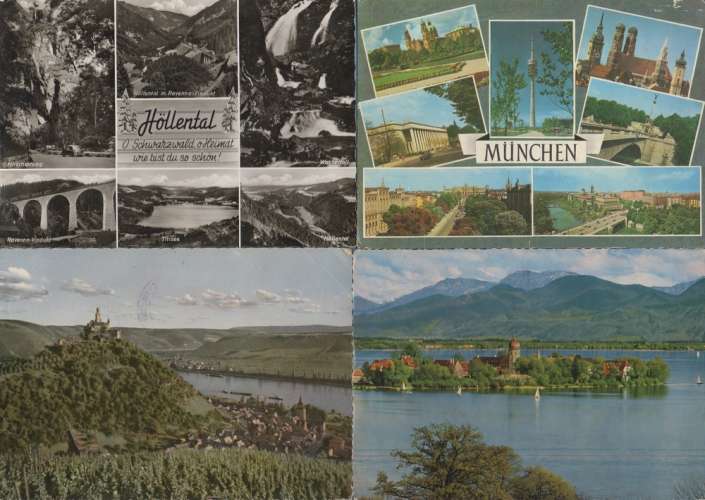 Lot 40 CPSM ALLEMAGNE (20 Scans avec verso) Voy. > France (Petit prix !)