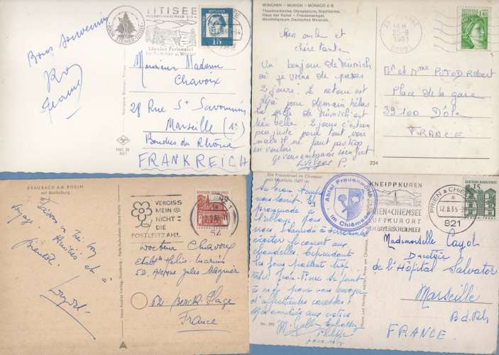 Lot 40 CPSM ALLEMAGNE (20 Scans avec verso) Voy. > France (Petit prix !)