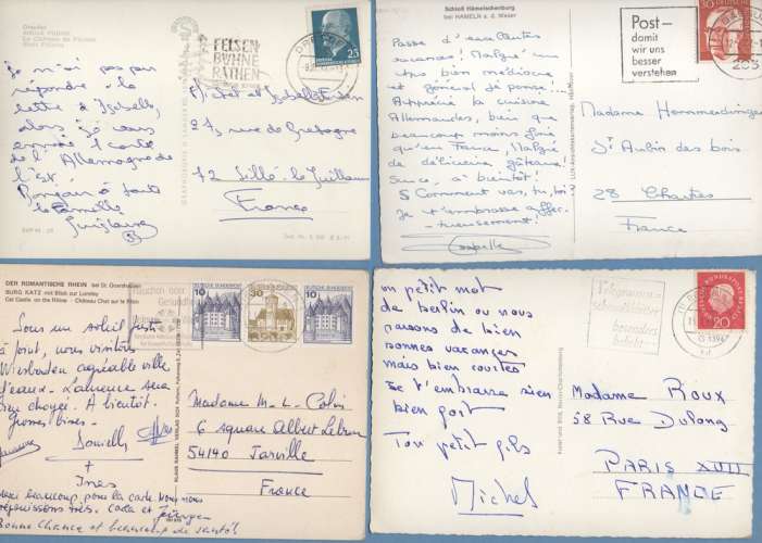 Lot 40 CPSM ALLEMAGNE (20 Scans avec verso) Voy. > France (Petit prix !)