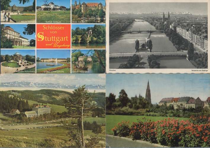 Lot 40 CPSM ALLEMAGNE (20 Scans avec verso) Voy. > France (Petit prix !)