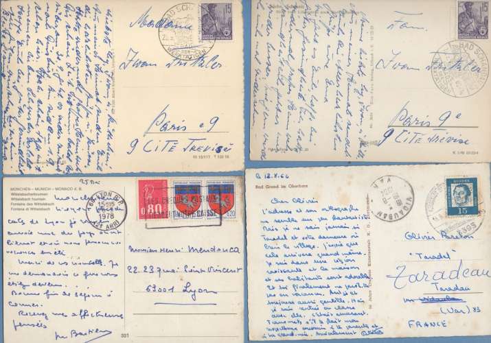 Lot 40 CPSM ALLEMAGNE (20 Scans avec verso) Voy. > France (Petit prix !)