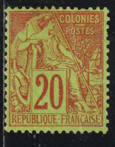 COLONIES GENERALES 1881 - Y&T  N° 52