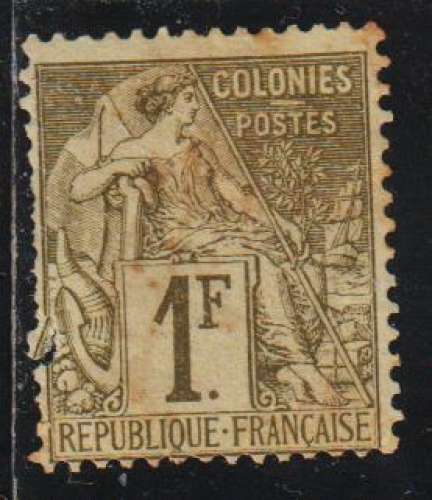 COLONIES GENERALES 1881 - Y&T  N° 59