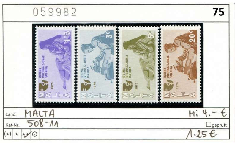 Malte 1975 - Michel 508-511 - ** neuf mnh postfris