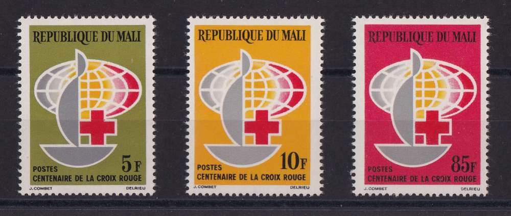 MALI  Y/T   n° 54/56    neuf **    1963