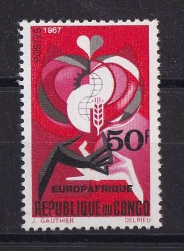 CONGO  Y/T   n° 212    neuf **    1967