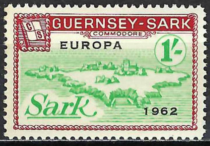 Guernesey - Sercq (Bureaux privés) - 1962 - Col. n° GG-GS 1962-01 - Europa - MNH