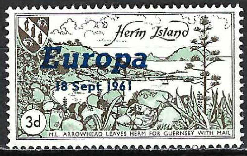 Guernesey - Herm (Île) (Timbres fantaisistes) - 1961 - Col. n° GH 1961-04 - Europa - MNH