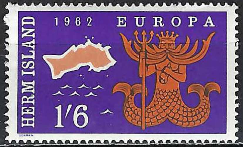 Guernesey - Herm (Île) (Timbres fantaisistes) - 1962 - Col. n° GH 1962-03 - Europa - MNH