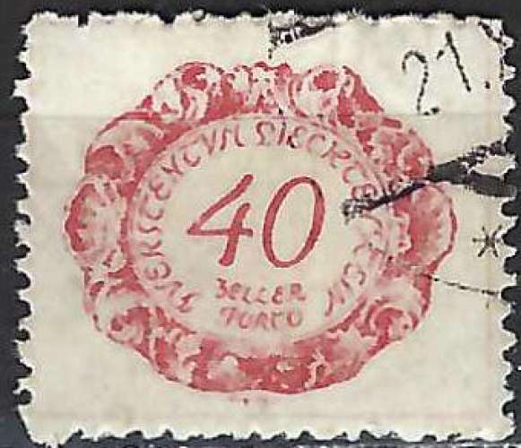 Liechtenstein - 1920 - Y & T n° 7 Timbres-taxe - O.