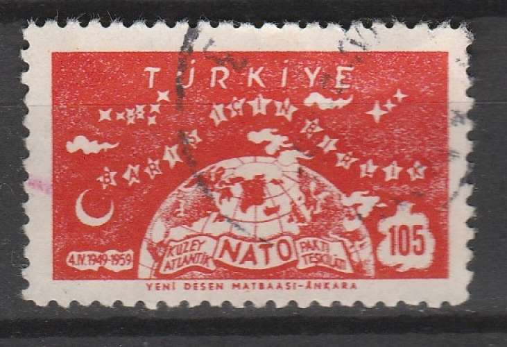 Turquie 1959 YT 1423  Otan / Nato 