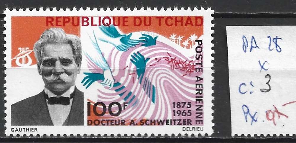 TCHAD PA 28 * côte 3 €