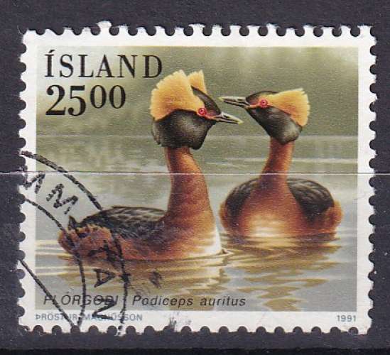 Islande 1991 Chat N° Yvert 691 oblitéré