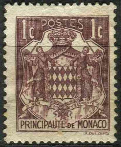 MONACO 1937 oblitéré N° 154 (*)