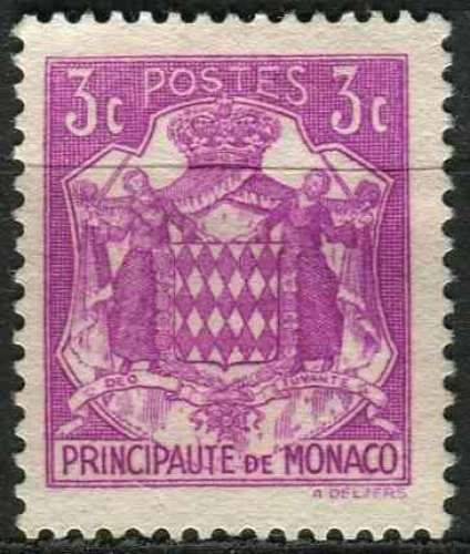 MONACO 1937 oblitéré N° 156 (*)