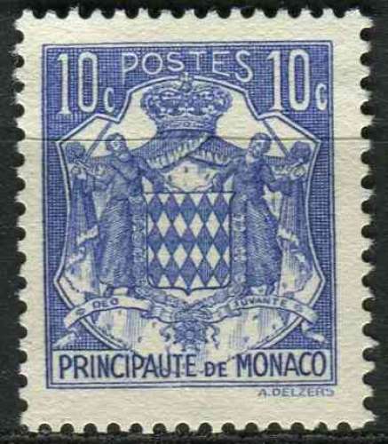 MONACO 1937 oblitéré N° 158 (*)