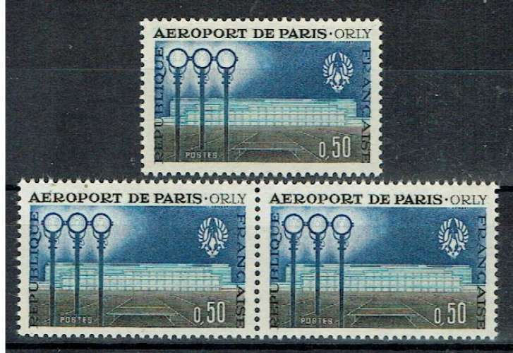 FRANCE 1961 - YT 1283 + PAIRE ** MNH.