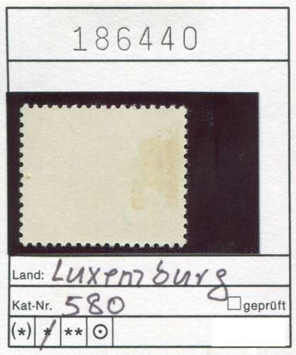 Luxembourg 1957  - Michel 580 - * mh  charn. - 