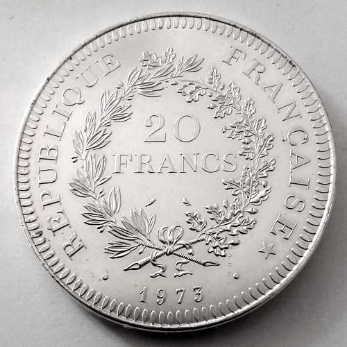 REPRODUCTION - France ESSAI 20 Francs Hercule 1973