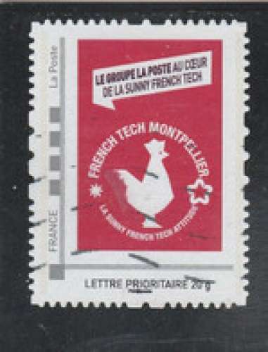 MONTIMBRAMOI SUNNY FRENCH TECH MONTPELLIER LA POSTE - OBLITERE