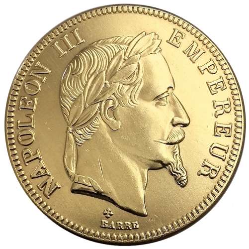 REPRODUCTION - France 100 Francs Napoléon III 1869 BB