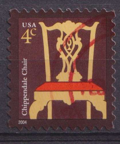 Etats Unis 2004 Y&T 3546 oblitéré - Chaise chippendale 