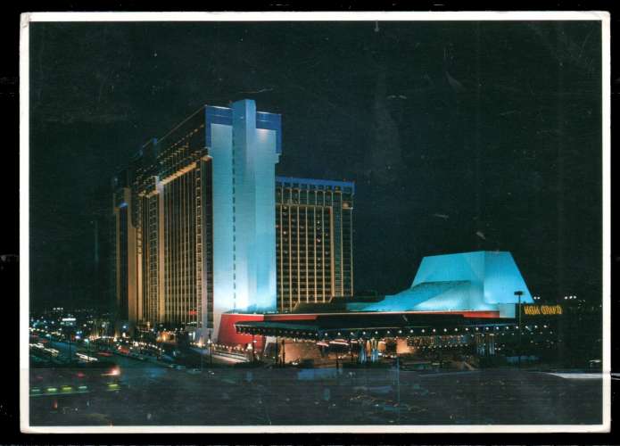 USA > France  LAS VEGAS 1980 FL texte 1980 sur CP