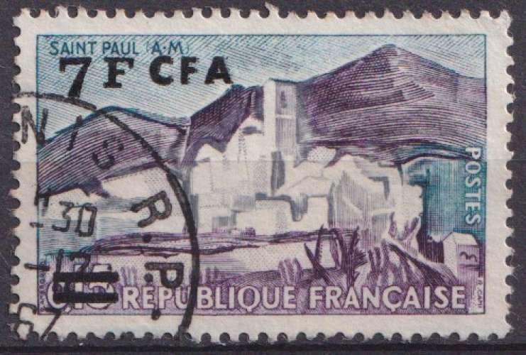 Réunion 1961-65 Y&T 348 oblitéré - Saint Paul 