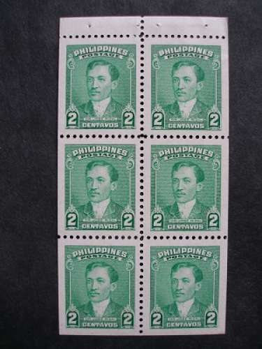 Philippines 1949 - José Rizal ( booklet / feuille de carnet ) - MNH**