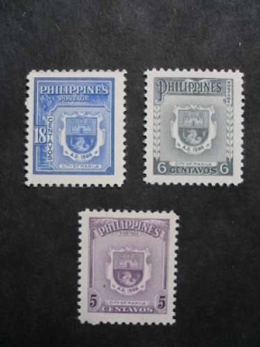 Philippines 1951 - Armoirie de Manille - MNH**