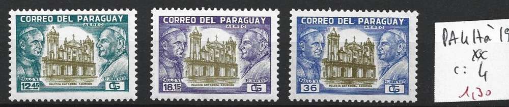 PARAGUAY PA 417 à 419 ** côte 4 € 