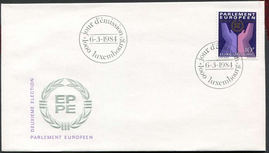 Luxembourg 1984 - Michel 1097 - oo oblit. - sur FDC - 