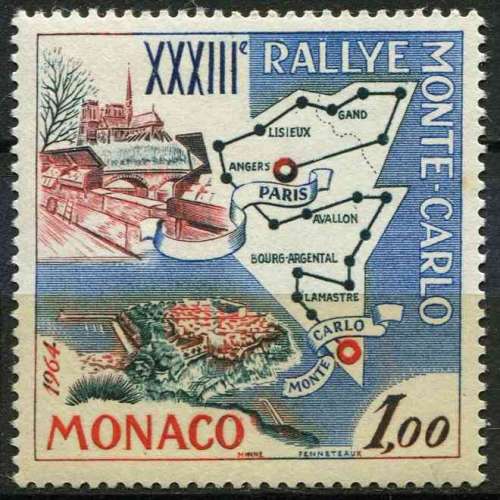 MONACO 1963 NEUF* charnière N° 616