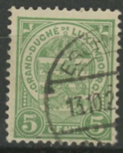 LUXEMBOURG oblitéré N° 92