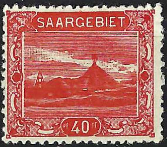 Sarre - 1921 - Y & T n° 58 - MH