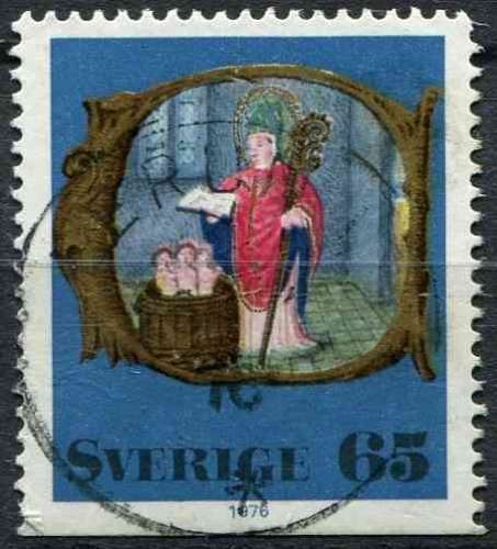 Suède 1976 oblitéré N° 947 Noël