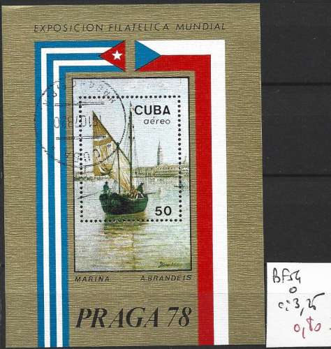 CUBA BF 54 oblitéré côte 3.25 €