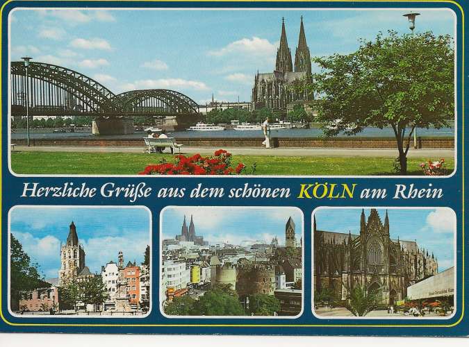 ALLEMAGNE - KOLN (COLOGNE) CARTE POSTALE NEUVE