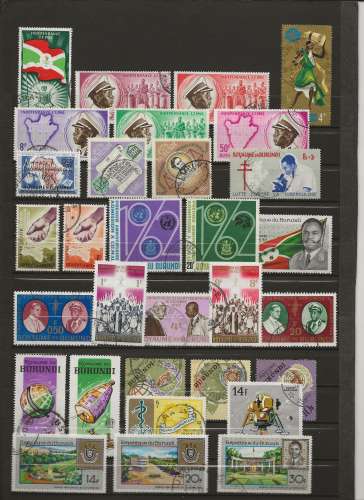 BURUNDI - LOT DE TIMBRES