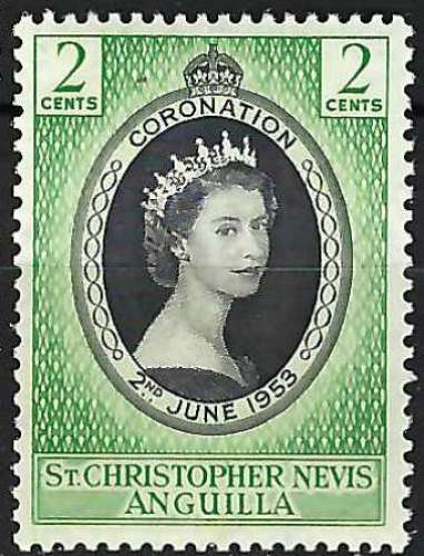 Saint-Christophe, Nevis & Anguilla - 1953 - Y & T n° 133 - MH