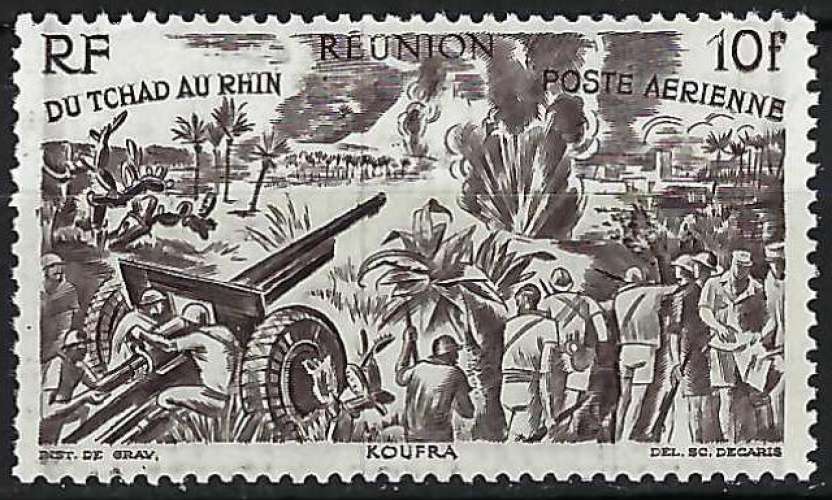 Réunion - 1946 - Y & T n° 37 Poste aérienne - MH