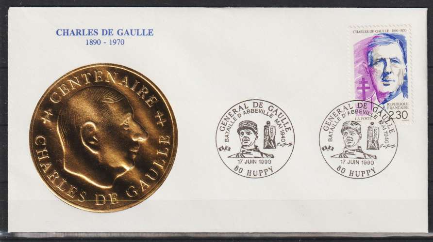 FRANCE 1990  -  Centenaire Charles de Gaulle