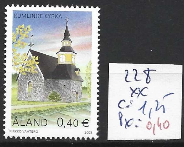 ALAND 228 ** côte 1.25 €