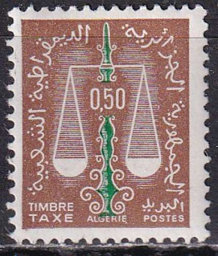 algérie ... taxe n° 62  neuf** ... 1963