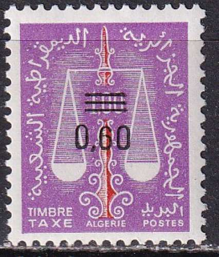 algérie ... taxe n° 64  neuf** ... 1968