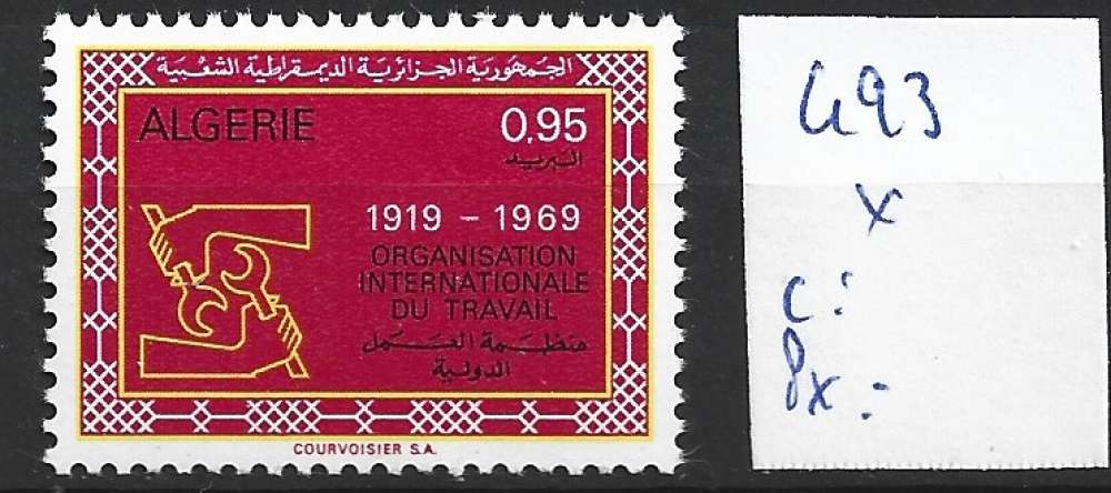 ALGERIE 493 * côte 1.50 €