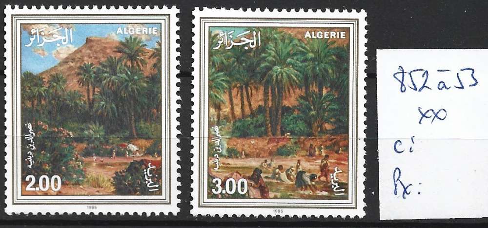 ALGERIE 852-853 ** côte 4.50 €