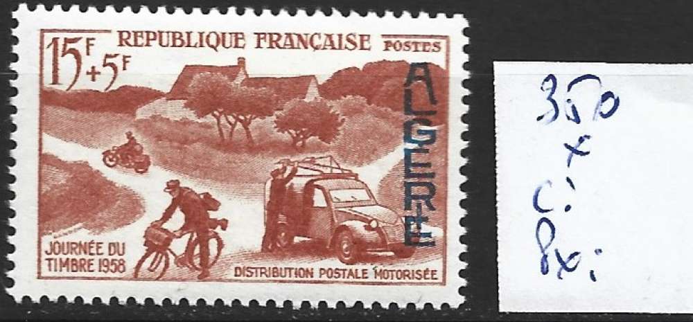 ALGERIE FRANCAISE 350 * côte 2 €