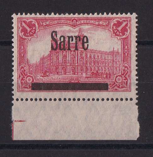 SARRE   Y/T   n° 17   neuf *    1920