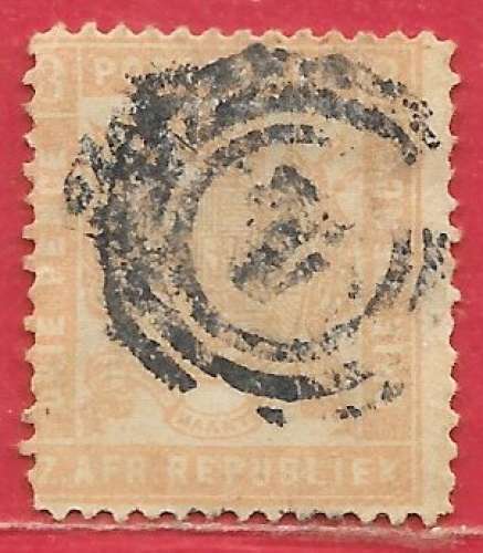 Transvaal n°71 3p rouge-orange 1883 o